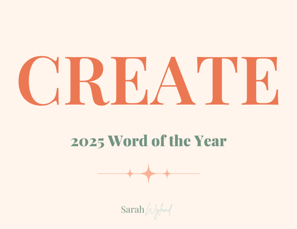 2025 Goals, Becoming Board, & Word of the Year - Sarah Wyland